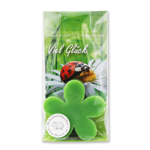 Schafmilchseife VIEL GLÜCK Margeritenform - Duft "Apfel"